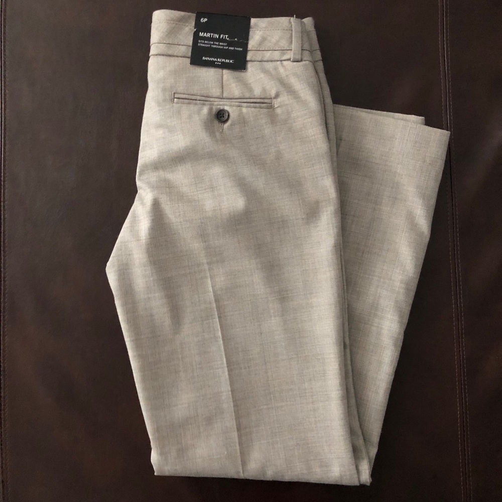 Banana Republic Grey Dress Slacks. Martin Fit